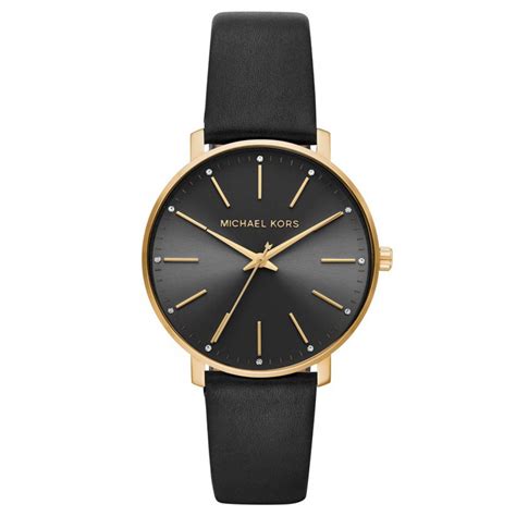 montre michael kors femme bracelet cuir|michael kors watch model nadja.